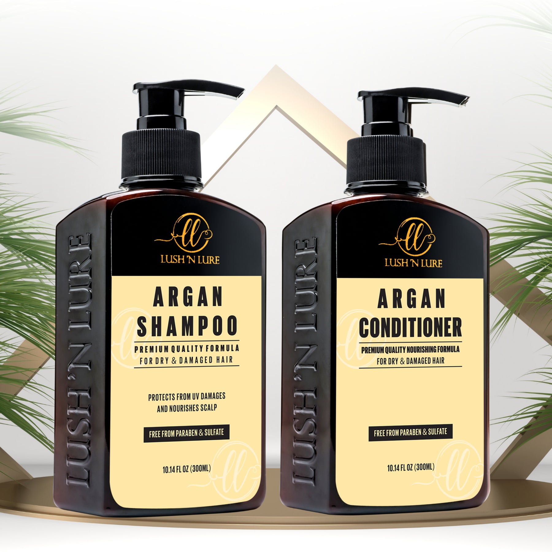 Argan Shampoo and conditioner by Lush 'N Lure