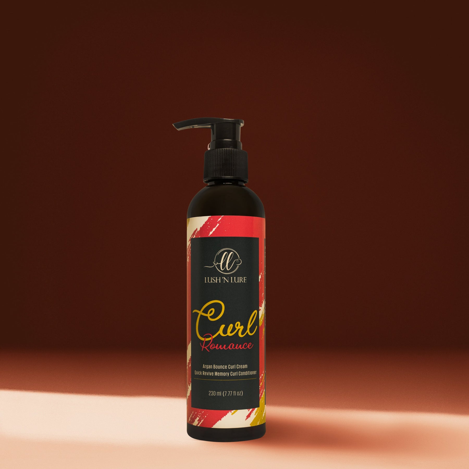 Presenting LUSH 'N LURE Gurl Lotion, a specialized formula designed to enhance and define curly hair, providing moisture and definition for beautiful curls