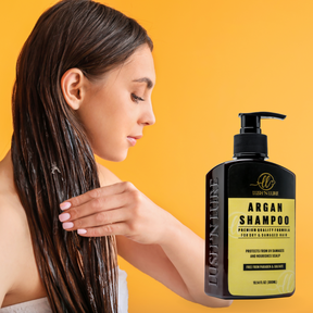 Sulfate Free Argan Shampoo Repairs Damaged Hair And Provides Nourishment And Healthier Look.