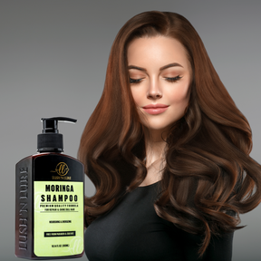 Sulfate Free Moringa shampoo brightens up your dull and listless hair back to life.